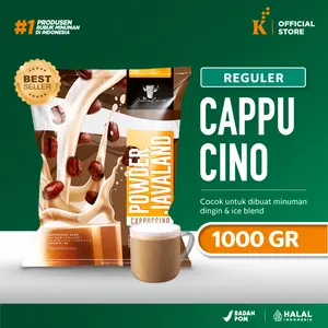 Bubuk Minuman Bubble Powder Drink Cappuccino ORIGINAL Javaland 1kg