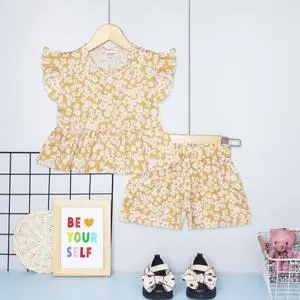 Owlet - setelan anak perempuan / setelan rayon anak / baju anak perempuan / rayon anak perempuan Fashion 1