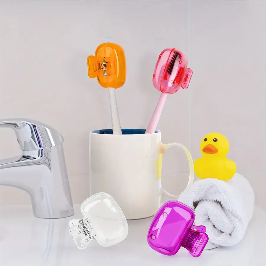 Vỏ Bảo Vệ Bàn Chải Đánh Răng, Cầm Tay Và Thiết Yếu, Để Đi Du Lịch, Có Nắp Đậy Đựng Đồ, Thích Hợp Cho Bàn Chải Đánh Răng Cầm Tay