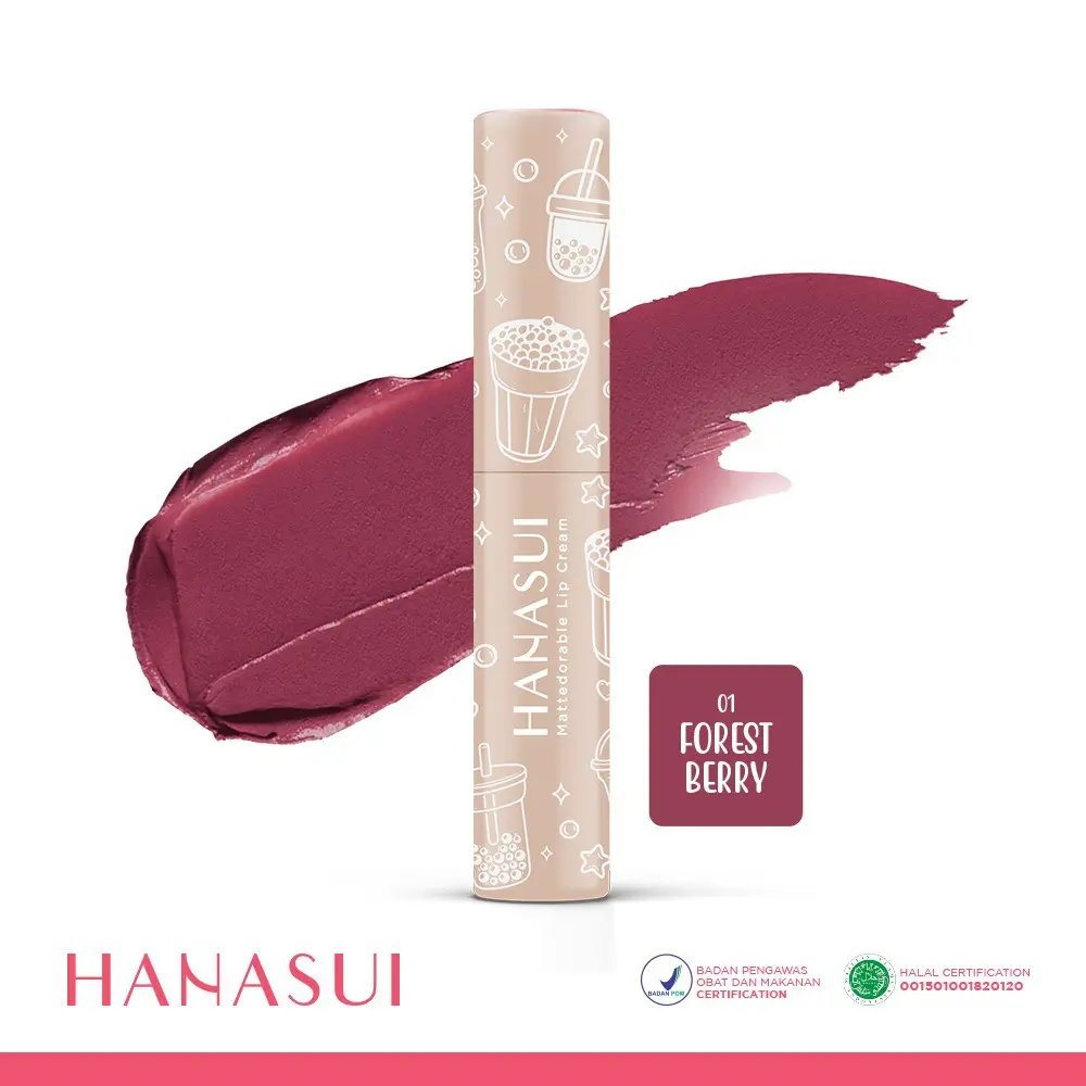HANASUI MATTEDORABLE LIP CREAM BOBA / LIP CREAM