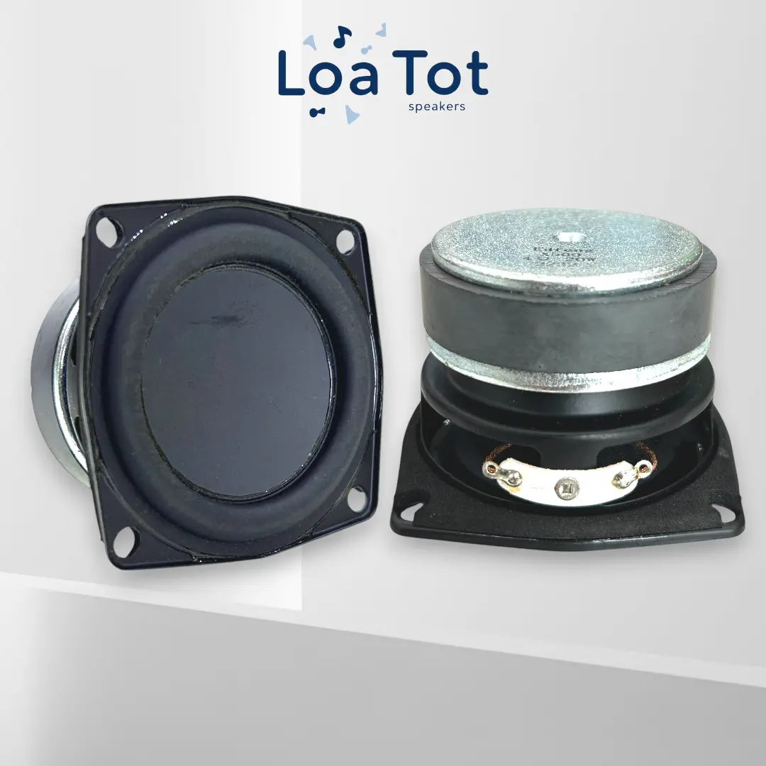 Loa Mid Bass 2.5 Inch 20W 4 Ohm - Ghép Bluetooth Cực Hay, Âm Trầm Ấm, Giá 1 Loa Siêu Hấp Dẫn