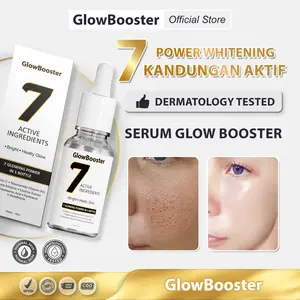 LIVE Serum Pencerah Wajah [BPOM] - Serum Glowing - Serum GloowBooster 7 Active Ingredienst | Serum Pencerah 7 Kandungan Aktif | Serum Pemutih Wajah 15ml