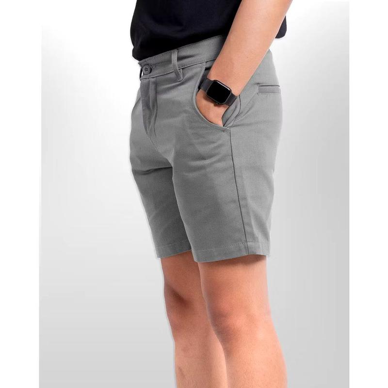 57 ID CHINO PENDEK PRIA BAHAN KATUN TIDAK MELAR Shorts Celana Hitam Distro Dewasa Casual Surfing Cowok 3