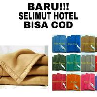 Gambar Selimut Hotel Selimut Polos Hotel uk 160x200 dari jessie bedding Kota Surabaya 1 Tokopedia