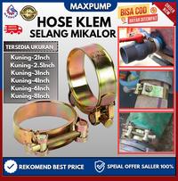 Gambar MAXPUMP Superior Heavy Duty Hose Clamp / Klem Superior 2 inch 2.5 inch 3 inch 4 inch 6 inch 8 inch - 2Inch dari Poseidonpump Kota Administrasi Jakarta Utara 1 Tokopedia