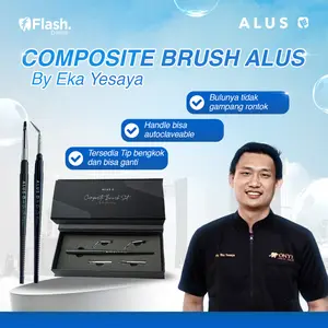 Composite Brush Alus by Eka Yesaya / Brush Tambal Komposit / Kuas Tambal Gigi Flash Dental