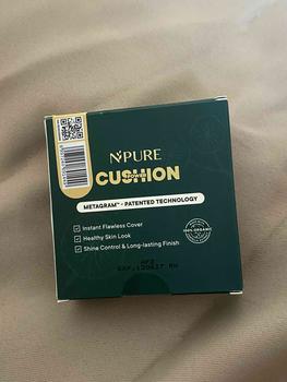 Product Review of 【Cushion】NPURE Centella Asiatica Flawless Matte Power Cushion / Cushion Kulit Jerawat / Skincare Infused /  Hypoallergenic / Dermatologically / Non-Acnegenic / Foundation Wajah / Concealer Berjerawat / Long Lasting from E**a 1