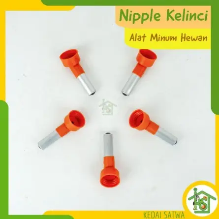 Nipple Kelinci Nepel Kelinci Botol Minum Hewan Full Stainless | Dot Minum Hewan