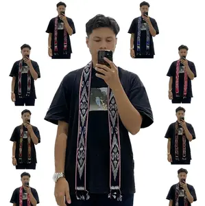 Ikat Kepala Syal Selendang Tenun Dayak Kalimantan Barat Pontianak