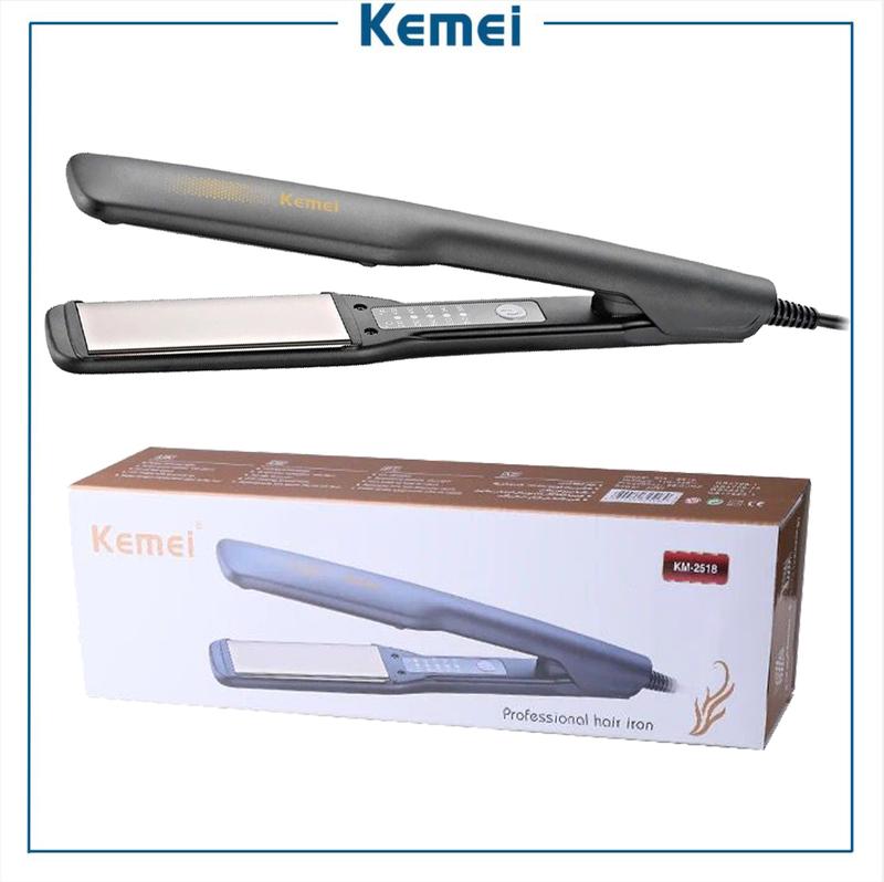 Product Introduction of Kemei KM-2518 Flat Iron Professional Performance Hair Styler Ceramic Hair Straightener Temperature Control 43