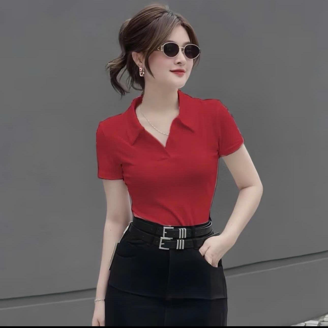 Áo Polo Đỏ Mã 2