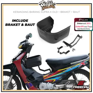 Keranjang Tengah SUPRA X OLD Freeday Kranjang Barang Depan Supra Plus Braket Baut