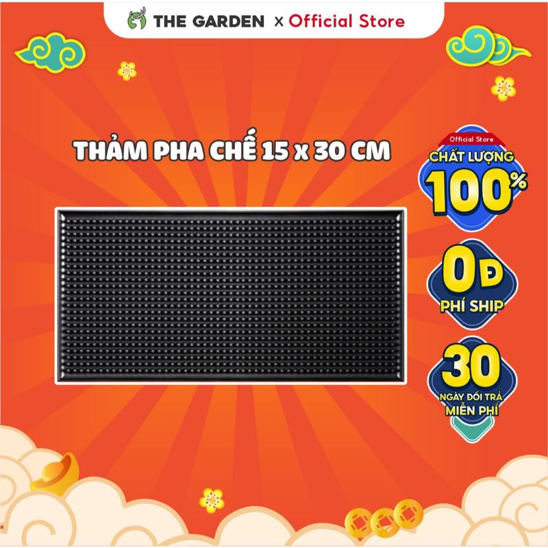  Thảm bar pha chế thảm lót cao su quầy bar chống trượt chống rỉ nước siêu bền THE GARDEN IGWT kích thước 15x30 cm 