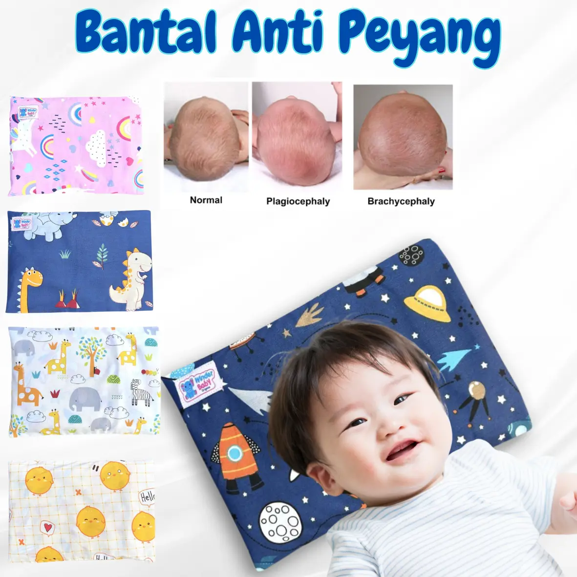 Winder Baby JS Original - Bantal Bayi peyang bantal anti peyang bayi bantal bayi anti peyang - bantal bayi anti peang - bantal peang bayi - bantal baby anti peang - bantal newborn