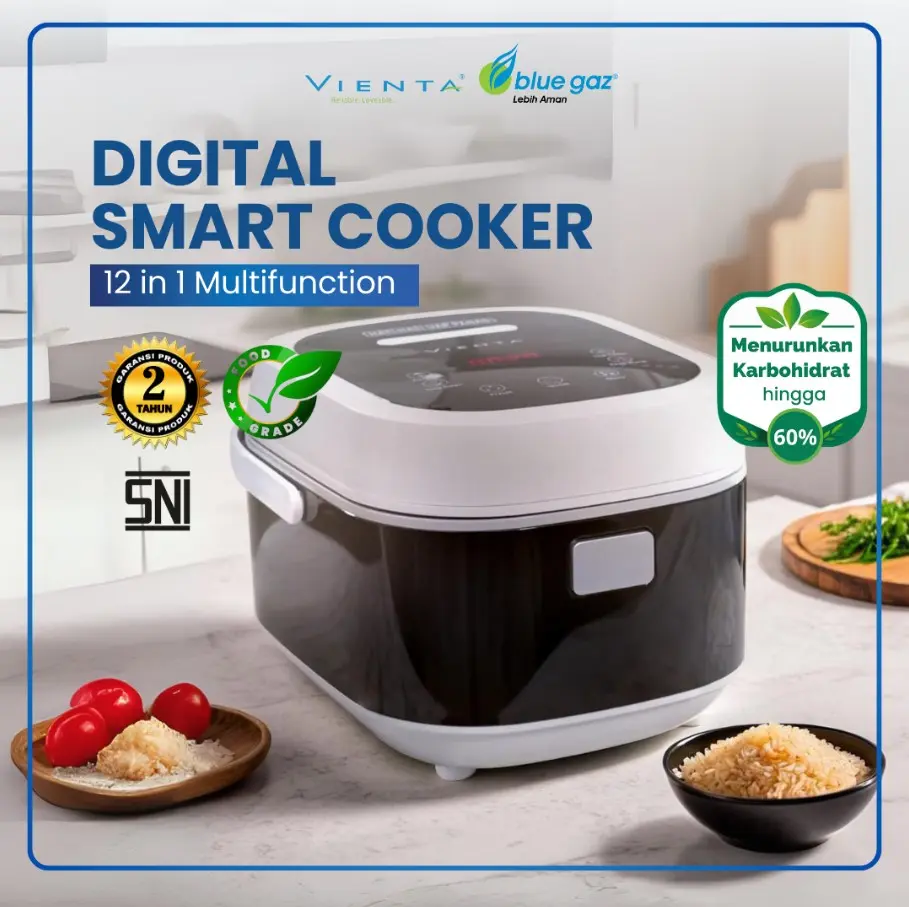Digital Smart Cooker Vienta Multifungsi 12 in 1 - Smart Pressure Cooker SPC VIENTA