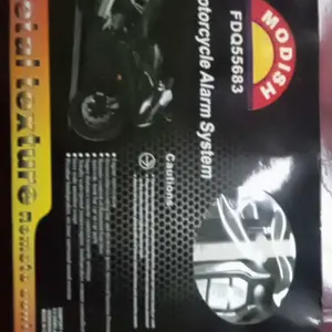 Alarm Motor 12V Bisa Starter 2 Remote Sensor Getar - Motorcycle