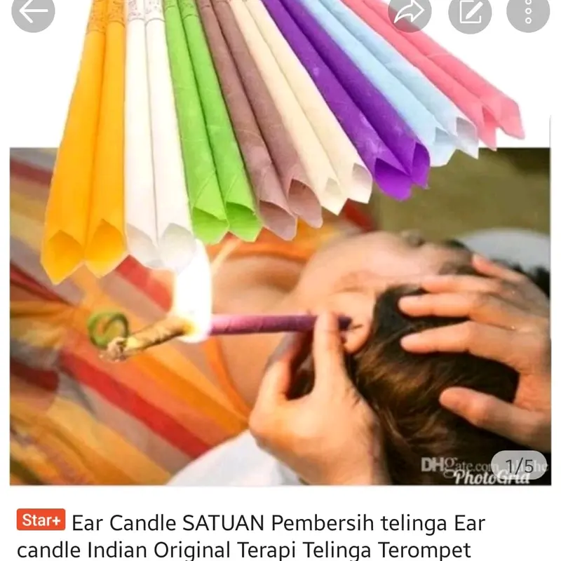 Terapi Telinga Terompet SATUAN ( DI JUAL PER PASANG) pembersih kotoran telinga 0