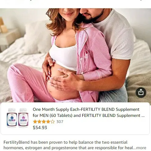 Fertility Blend Suplemen Kesuburan Promil Program Hamil Pria Wanita Herbal Suami Istri Alami 7
