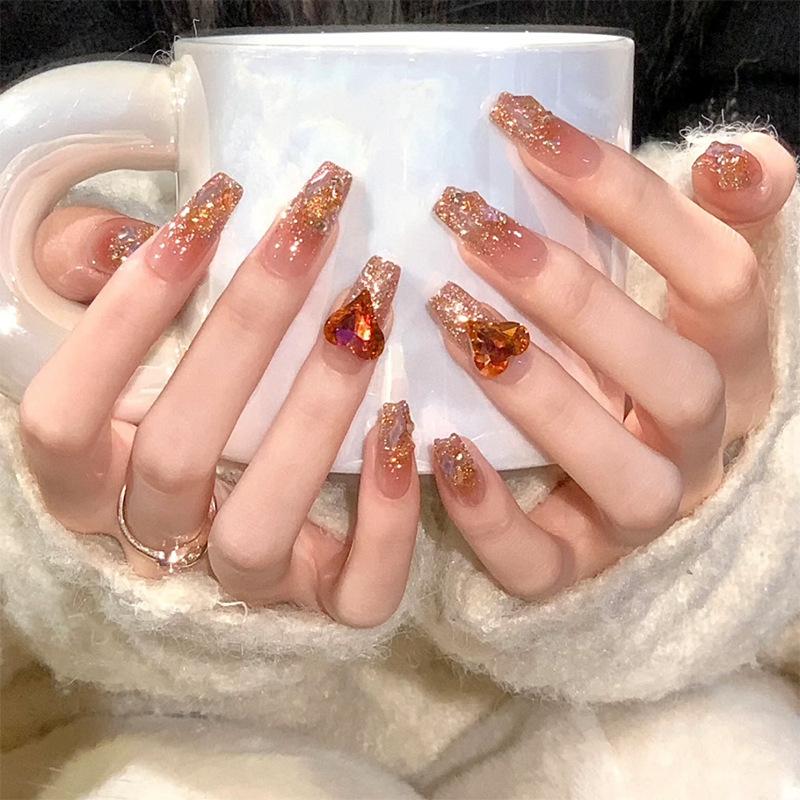 Product Introduction of [Free Jelly Glue] French Manicure Short False Nails Manicure Fake Nails Fake Nails Cute Fake Nails Angry Nails Short Nail Polish 4