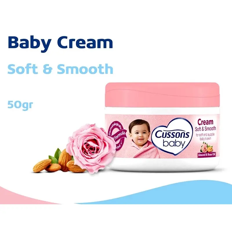 Cussons Baby Cream 50 gr / Nourish&Care / Fresh Nourish / Soft Smooth / Mild Gentle / Newborn 50gr - Krim Pelembab Kulit Bayi 8