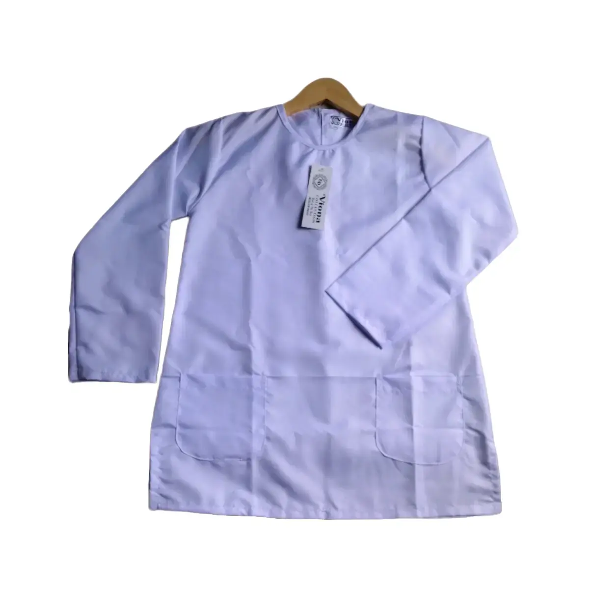 ATASAN PUTIH MUSLIMAH ANAK PEREMPUAN TK SD TPA ADA SAKU TANPA RENDA/POLOS Fashion Baju Sekolah