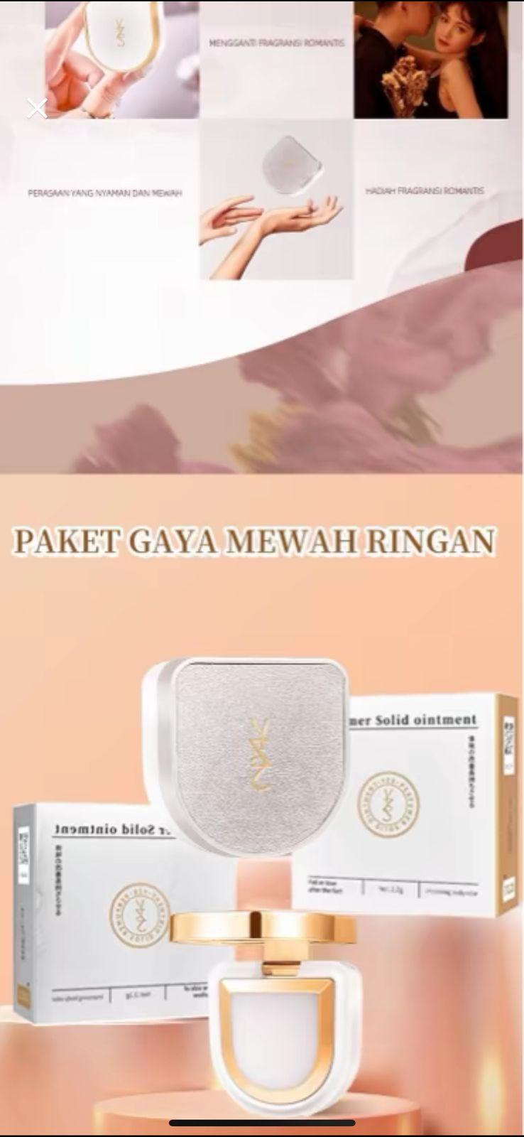 YZS Parfum Padat Wanita Kekinian  Wangi 24 Jam! BPOM Terdaftar, Alkohol-Free & Vegan, Aroma Segar Bunga & Lemon Manis Wanginya Perfume Perempuan Wanita Cewek  Dewasa Murah Lembut Pria Parfum Wanita Long Hour