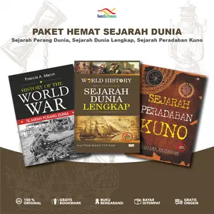 Buku Paket Hemat Sejarah Dunia Lengkap Isi 3 Buku Original (Sejarah Dunia-WAR-Peradaban Kuno)