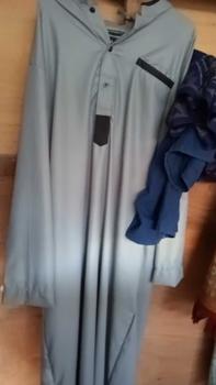 Product Review of Jubah Pria Dewasa Lengan Panjang Polos Toyobo Gamis Muslim Katun Hitam from B**q 0