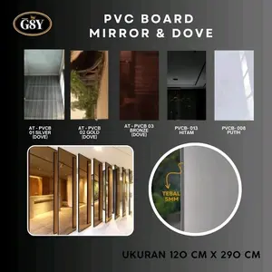 PVC BOARD MIROR 1,2m x 2,9m x 5cm