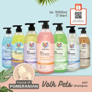 READY!! Shampo anjing dog puppy tick flea whitening conditioner jamur VOLK PETS 1L