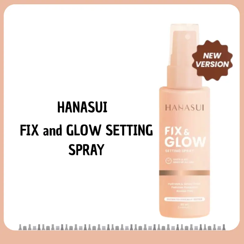 Hanasui Fix and Glow Setting Spray 60ml 0
