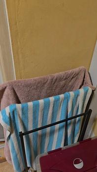 Product Review of [SG] Towel Standing Rack/ Bathroom Drying Rack/ Hanger Towel Rack Stand/ Bathroom Punch Free Towel Rack Toilet Hanger from s**t 0