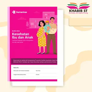 Buku KIA (Buku Kesehatan Ibu dan anak) buku pink buku bidan buku hamil buku anak buku dokter buku kesehatan