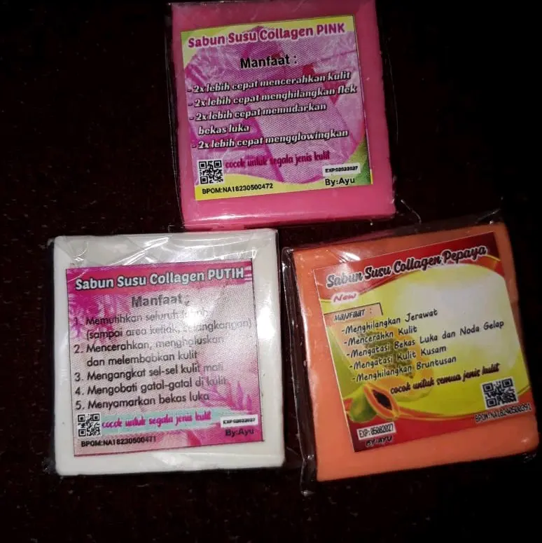 Sabun Susu Collagen ,Sabun Pemutih Badan by Ayu 0