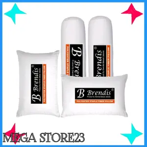 Paket 2 Bantal 2 Guling Hotel Brendis Silikon Murah Berkualitas