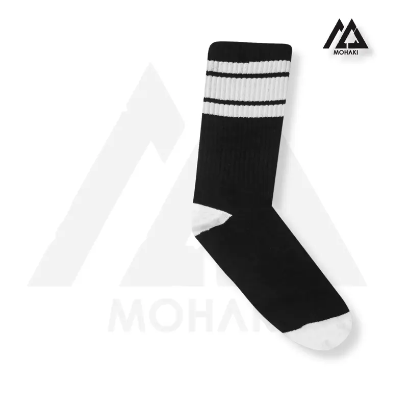 MOHAKI - Kaos Kaki Oldschool Skate Motif Strip Darkness 4