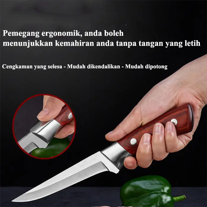 JAPAN MULTI-PURPOSE STEEL KNIFE PRO Mongolian Knife 3 Layer Anti-Rust Knife SUPER KNIFE JAPANESE Stainless 2