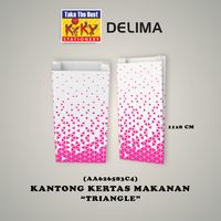 Gambar DELIMA Kantong Kertas Makanan Food Grade 1 Pack isi 100 pcs 11x8x24 cm - 100 Pcs - Polos dari Kiky Stationery Kota Surakarta 1 Tokopedia