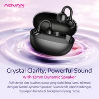 Gambar ADVAN Eclipse+ Plus Open-Ear Clip Bluetooth 6.0 Low Latency Smart Touch Control Up To 9 Hours Support Apps Waterproof IPX4 Ergonomic Design OWS Earphone - Purple dari ADVAN INDONESIA Kota Semarang 5 Tokopedia