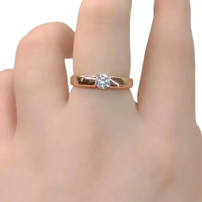 La Vienne - Aksesoris Perhiasan Cincin Titanium Wanita Anti Karat - Athiyah Emas