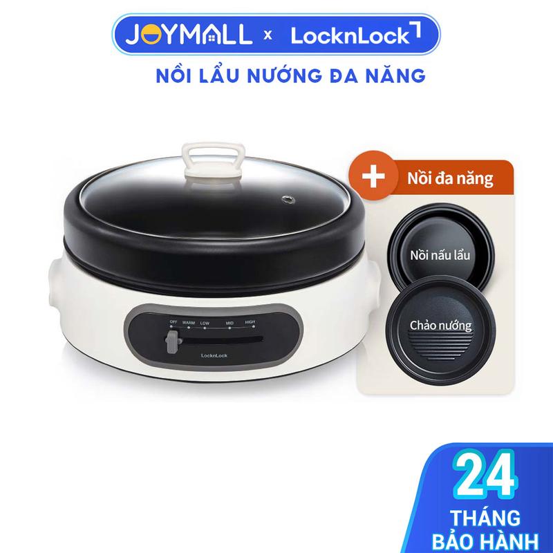 Nồi Lẩu Điện Đa Năng Locknlock Multi Cooker EJP544WHT 4 Lít
