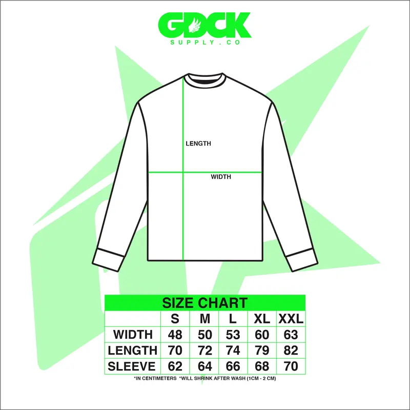GDCK Longsleeve White TOXICITY / Kaos Hitam Lengan Panjang double layer Katun / Baju Distro Katun Combed Printing Oversize 3