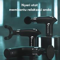 Gambar [Exclusive Steven.Stenly] HAN RIVER Alat pijat MASSAGE GUN - DEEP TISSUE MUSCLE MASSAGER GUN-HITAM - layar sentuh dari HANRIVER LifeStyle Kota Tangerang 3 Tokopedia