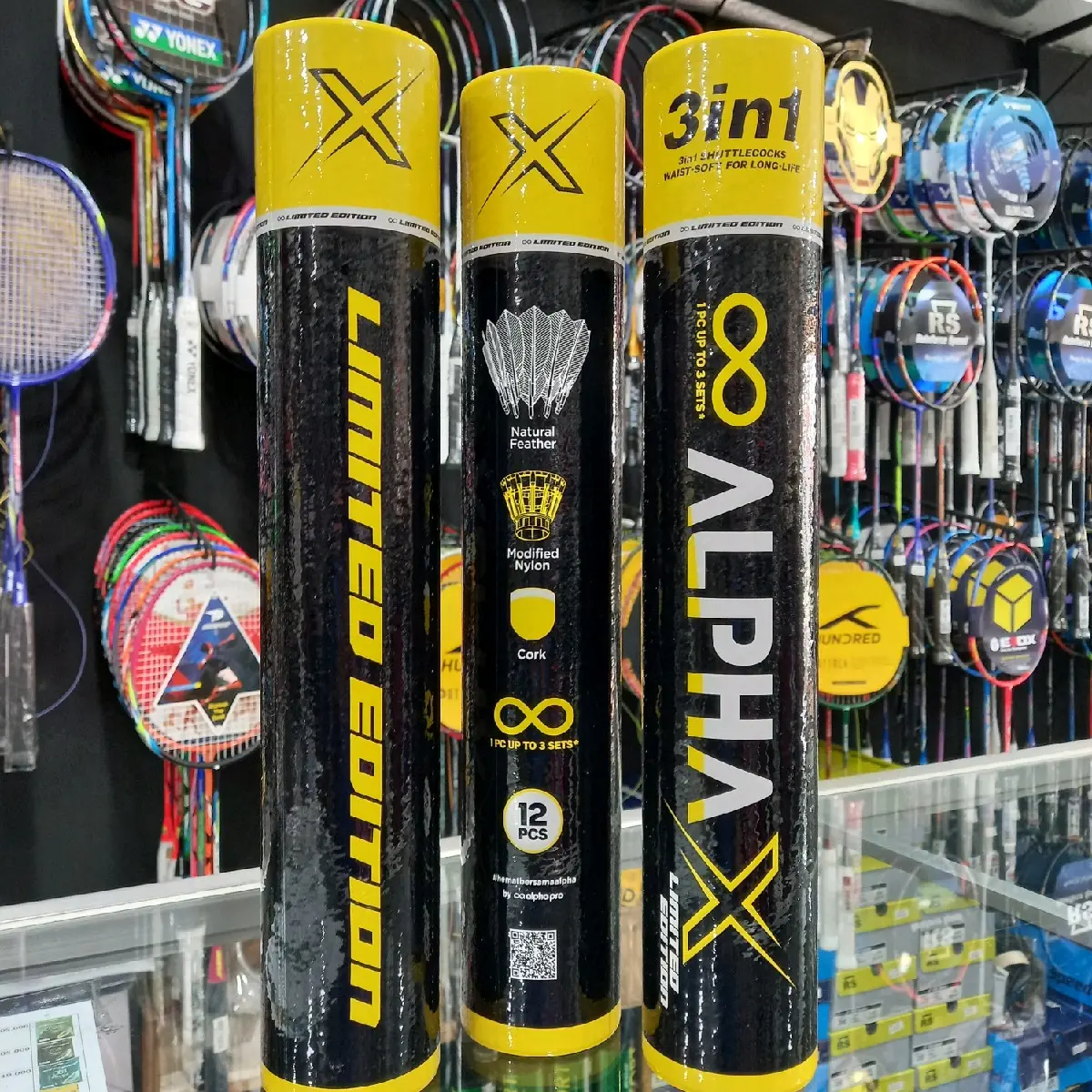 SHUTTLECOCKS ALPHA X 3IN1 LIMITED EDITIONS