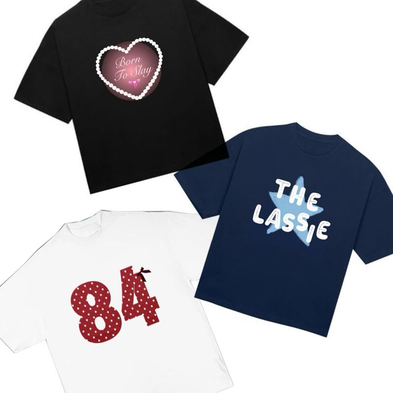  LASSIE BIGSIZE | Áo thun baby tee Bigsize Cổ Tròn nữ hack dáng  60-85kg  - TỔNG HỢP 