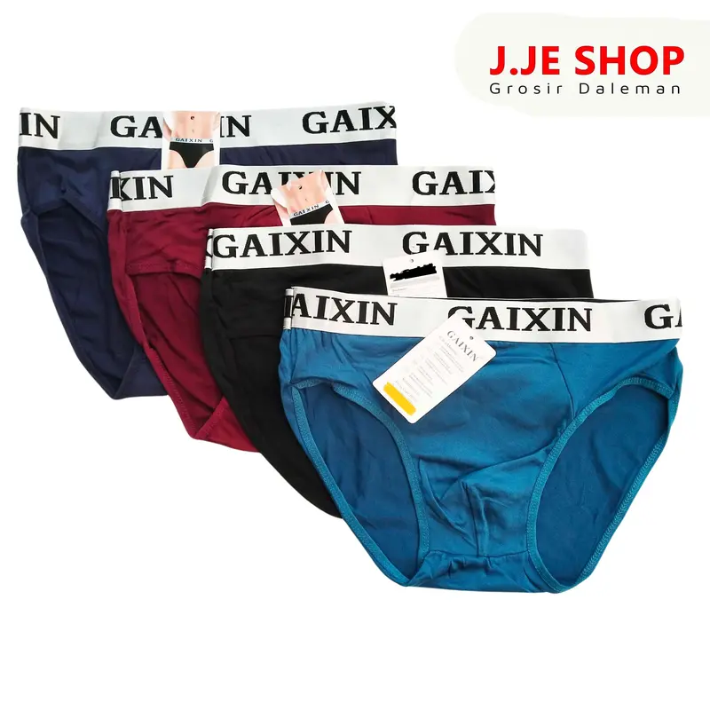 12 Pcs Celana Dalam Pria Dewasa Premium Gaixin Size L XL XXL - Kain Halus dan Lembut 0