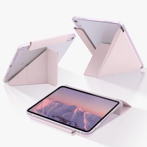 Spallo ケース iPad Air 第8世代／第7世代／第6世代／第5世代／第4世代（M4 2026）用、ペンホルダー付き。iPad Pro M5 2025対応、iPad（A16）第11世代／第10世代11インチおよびiPadミニに対応。Y折りスマートスタンド、ハードバックカバー、カラーエッジ、自動目覚め／スリープ、多角度視聴、曲げ防止機能。