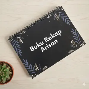 Buku Arisan Bulanan dan Mingguan A5 15x21 HVS 70GSM 60 Lembar Solusi Ideal untuk Sistem Teratur Arisan