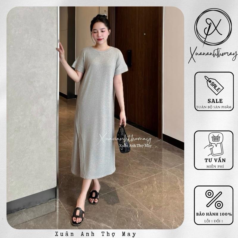 Váy thun zip xẻ vạt chéo - Xuananhthomay