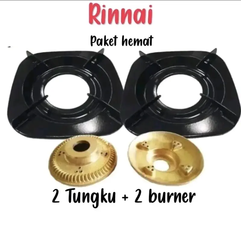 (2 SET)Tatakan Tungku Kaki 4 Kompor Gas Rinnai 0